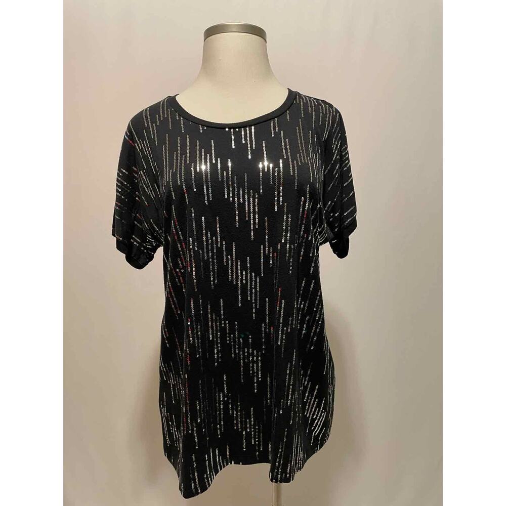 Size 18/20 Avenue Black‎ Casual Top